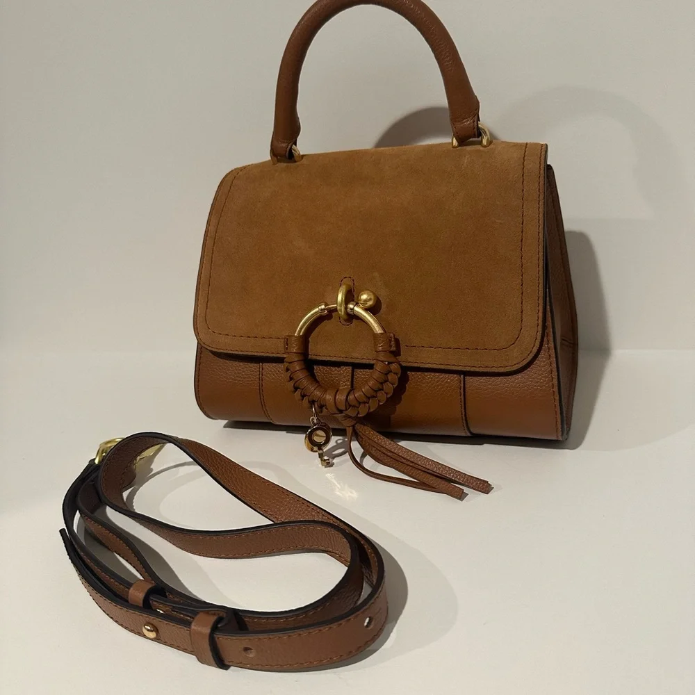See By Chloé Women's Brown Joan Ladylike Shoulder Bag - Picture 3 of 7